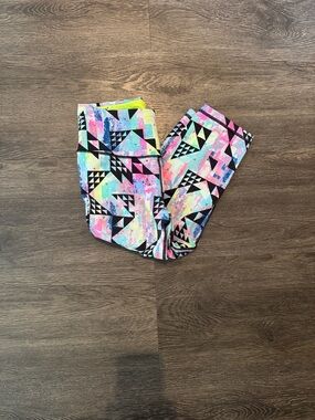 Victoria's Secret Kids Neon Geo Print Leggings